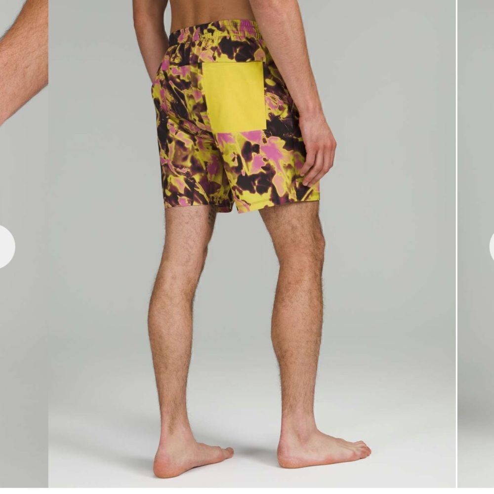 Lululemon Channel Cross Swim Short 7” Intense Soleil Multi